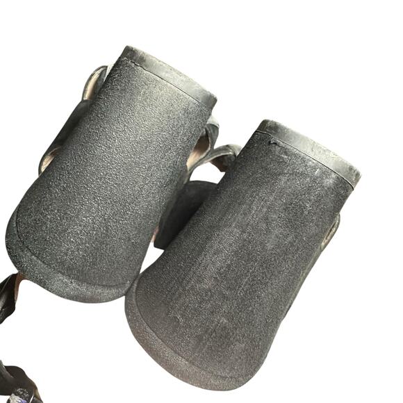 Carvela Black Suede Open-Toe Heel Sandals - Size 7 - Picture 9 of 12